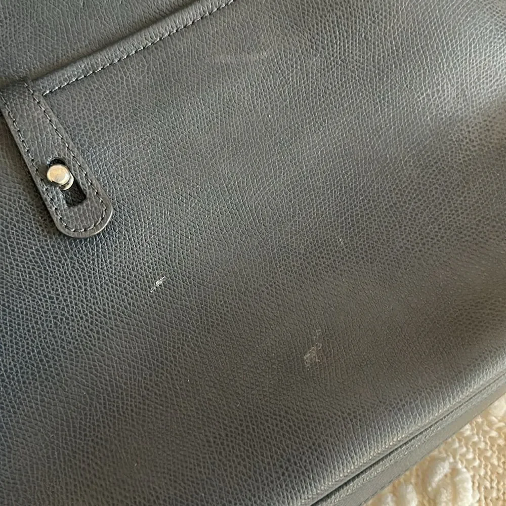 Furla Leather Business Bag Briefcase Blue (unisex)